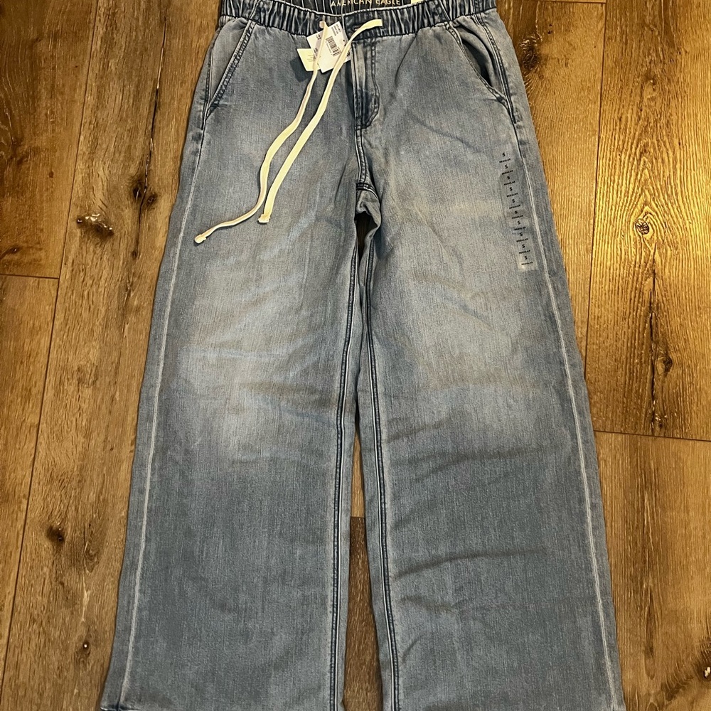 American Eagle Outfitters Light Blue Flare Jeans